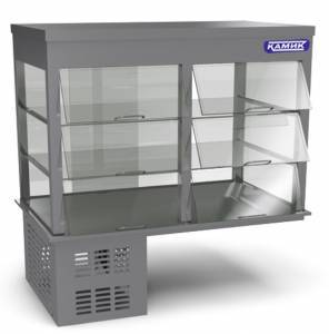 холодильная  витрина (охлаждаемая) встраиваемая универсальная 1200*640*800(1350) для общепит