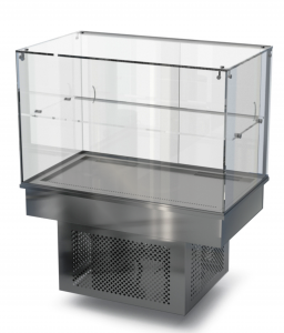 холодильная витрина встраиваемая (стекло) 900*650*600(1150) для общепит